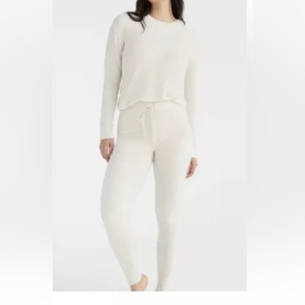 KNIX Cozzzy Cozy Track jogger Pant - Size
XLarge- Sea Salt (Ivory)